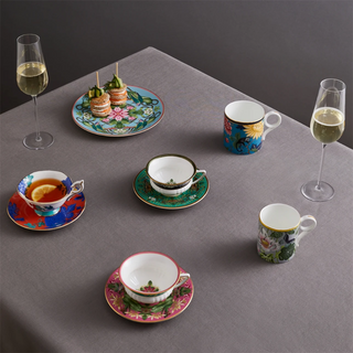 Pink Lotus Teacup & Saucer