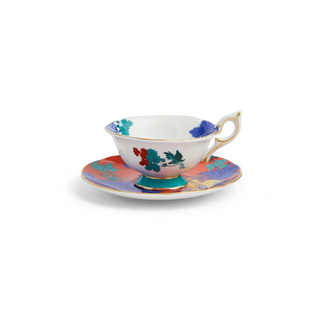 Golden Parrot Teacup & Saucer
