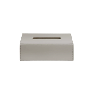 Faux Leather Tissue Box