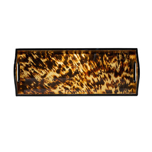 
                  
                    Load image into Gallery viewer, Tortoiseshell Lacquer Bar Tray
                  
                