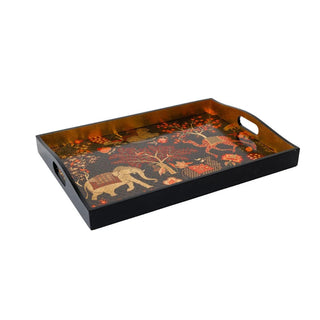 Le Jardin de Mysor Large Lacquer Tray