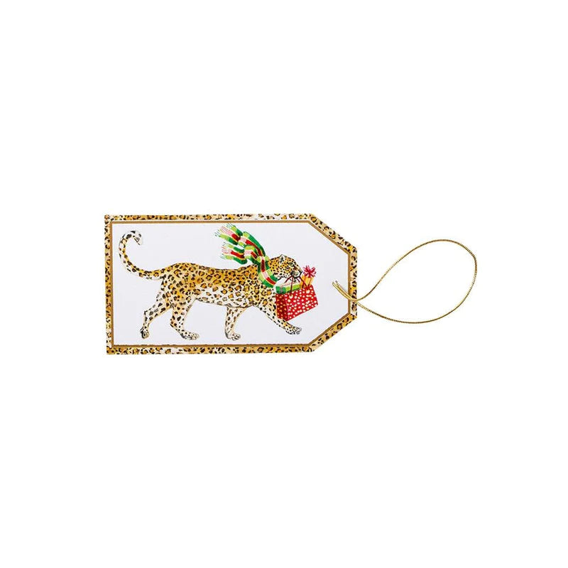 Leopards in Snow Gift Tag