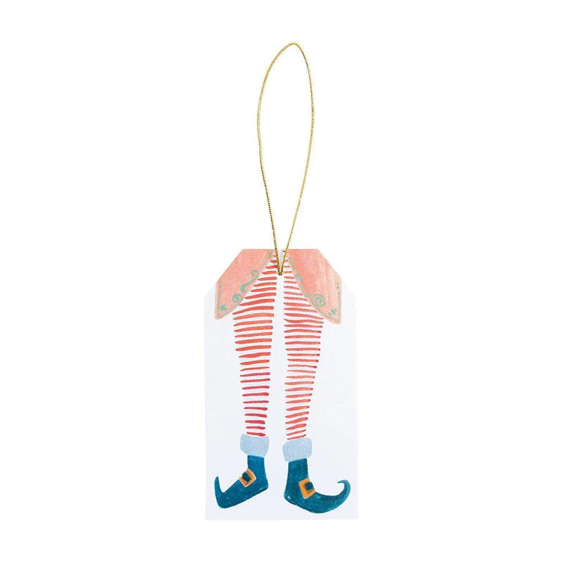 Elf Stockings Gift Tag