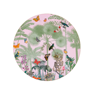 Paradise Gold Round Lacquer Placemat