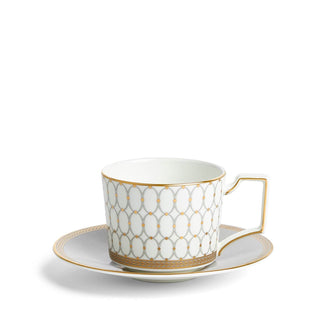 Renaissance Grey Teacup & Saucer (WL)