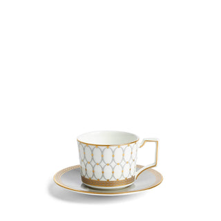 Renaissance Grey Coffee Cup & Saucer (WL)