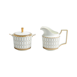 Grey Renaissance Sugar & Creamer (WL)