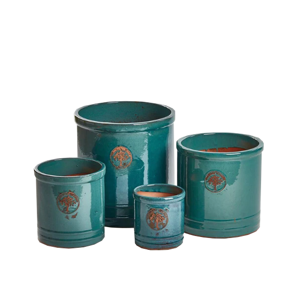 Teal Glazed Planter