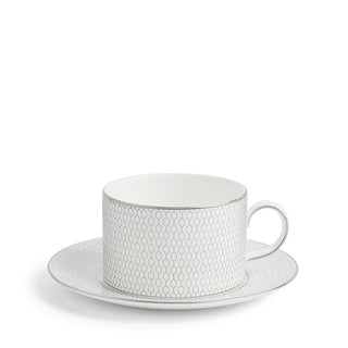 Gio Platinum Teacup & Saucer (WL)