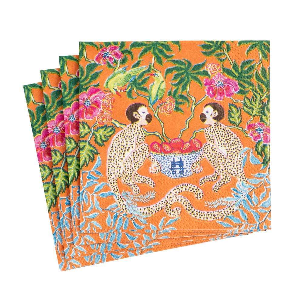Monkeys Paper Napkins 20 Pcs
