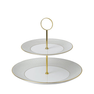 Wedgwood Gio Gold Tier Cake Plate (WL)