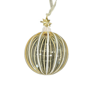 White & Transparent Christmas Bauble
