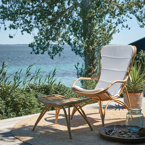 
                  
                    Load image into Gallery viewer, Monet Lounge Chair + Foostool (indoor/outdoor)
                  
                