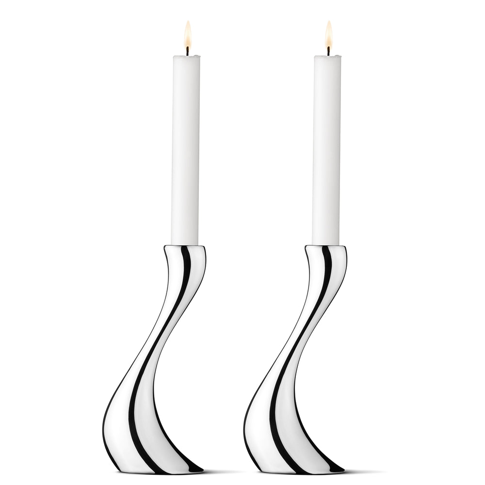 
                  
                    Load image into Gallery viewer, Pair of Cobra Candlestick
                  
                