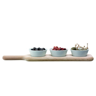 LSA Paddle Bowl Set & Oak Paddle (WL)