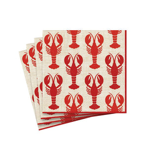 
                  
                    Load image into Gallery viewer, Lobster Paper Napkins 20pcs
                  
                
