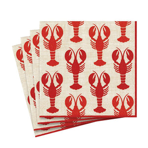 
                  
                    Load image into Gallery viewer, Lobster Paper Napkins 20pcs
                  
                