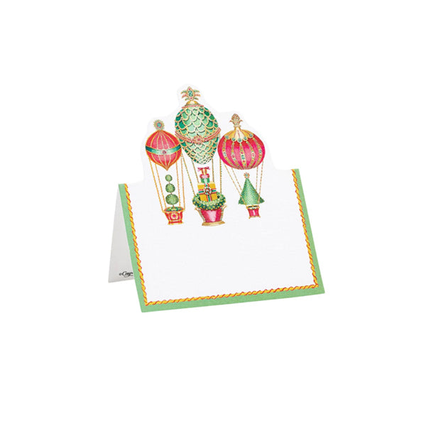 Christmas in the Air Die-Cut Place Cards