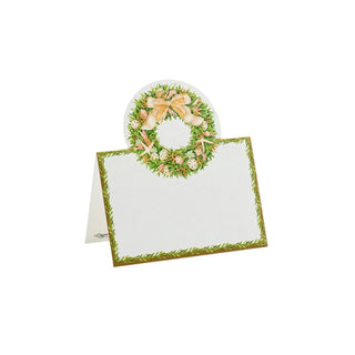 Shell Wreath Die-Cut Place Cards
