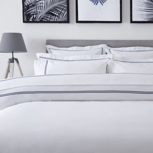 
                  
                    Load image into Gallery viewer, Egyptian Cotton Double Row Duvet Cover
                  
                