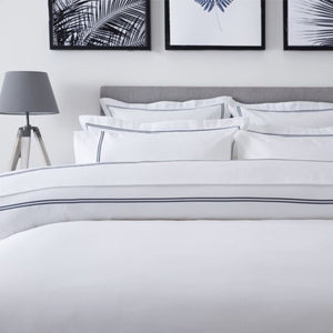 
                  
                    Load image into Gallery viewer, Egyptian Cotton Double Row Pillowcase
                  
                