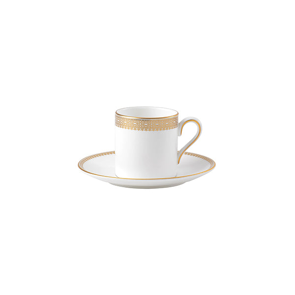 Lace Gold Espresso Cup & Saucer