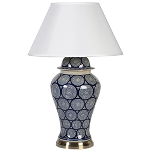 Patterned Temple Jar Lamp