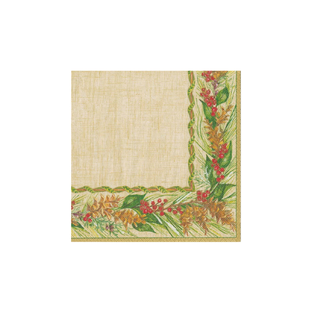 Winter Garland Cocktail Napkins