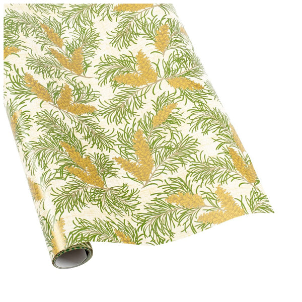 Pine Branches Natural Gift Wrapping Paper